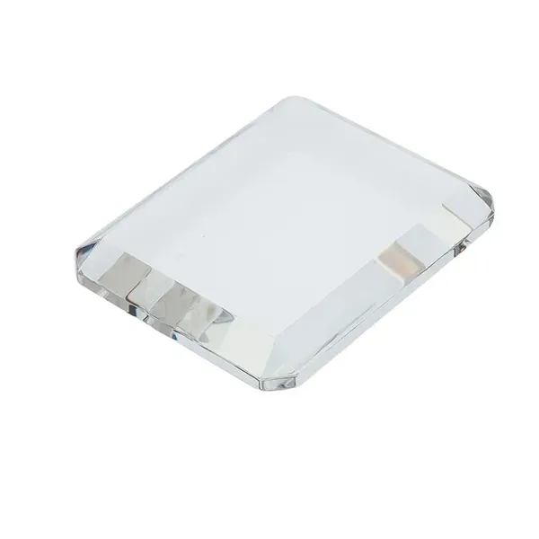 0.88" x 3.25" x 4" Prato rectangle crystal paperweight award.... from ASI 67866 Logomark/Valumark