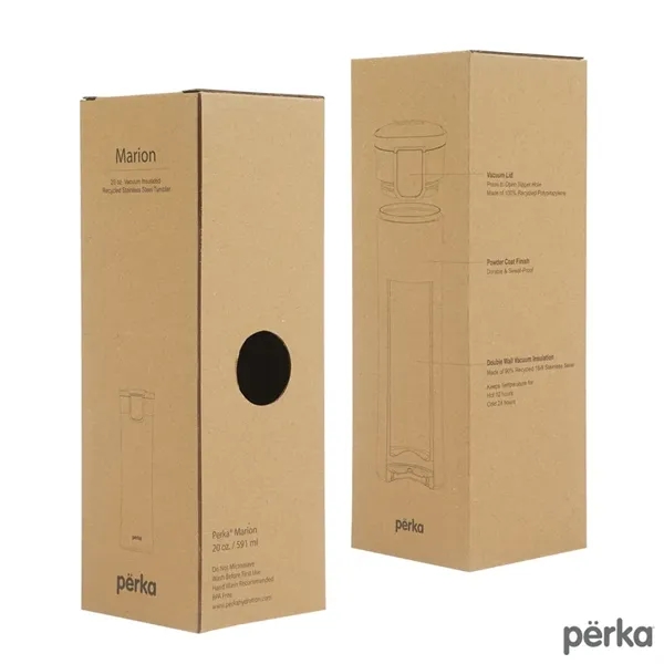 Perka® Marion 20 oz. Double Wall Recycled Stainless Steel...... from ASI 67866 Logomark/Valumark