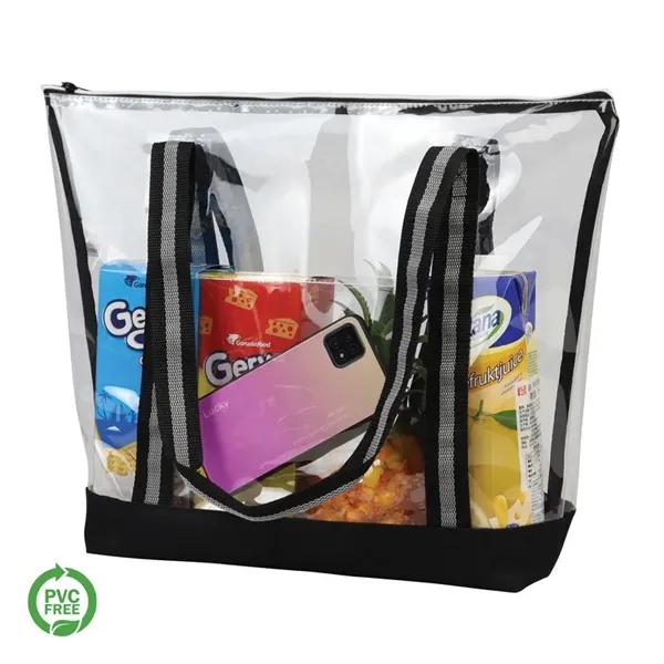 Capitola Clear TPU Zippered Tote... from ASI 67866 Logomark/Valumark
