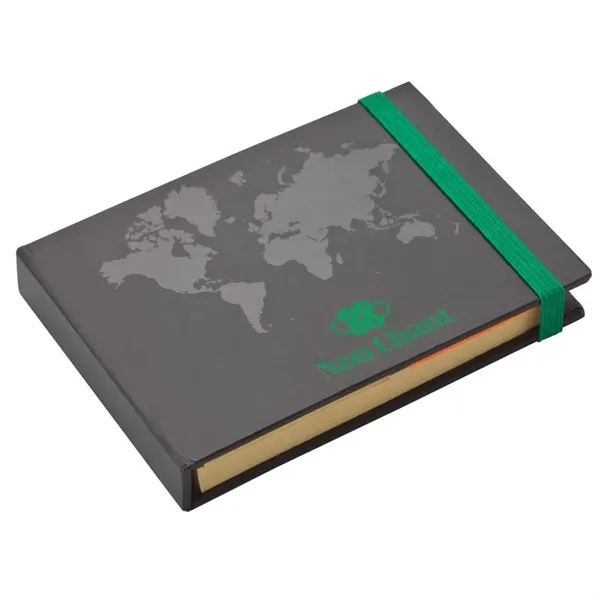 Bristol World Design Sticky Notes Book... from ASI 67866 Logomark/Valumark / Valumark™