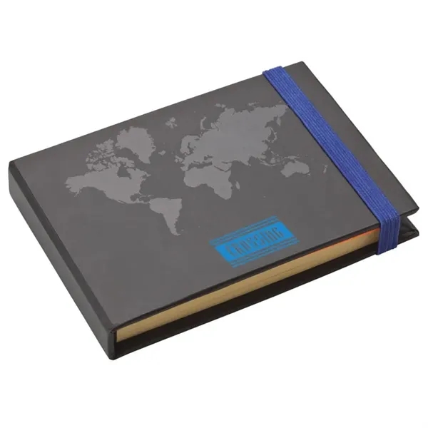 Bristol World Design Sticky Notes Book... from ASI 67866 Logomark/Valumark / Valumark™