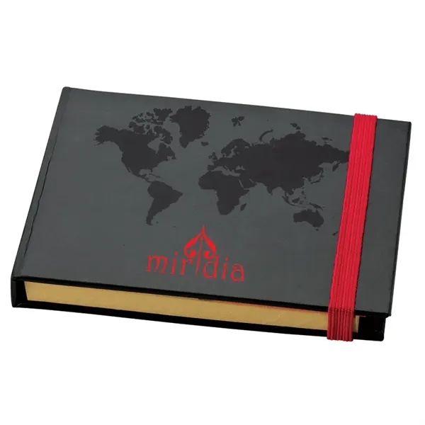 Bristol World Design Sticky Notes Book... from ASI 67866 Logomark/Valumark / Valumark™
