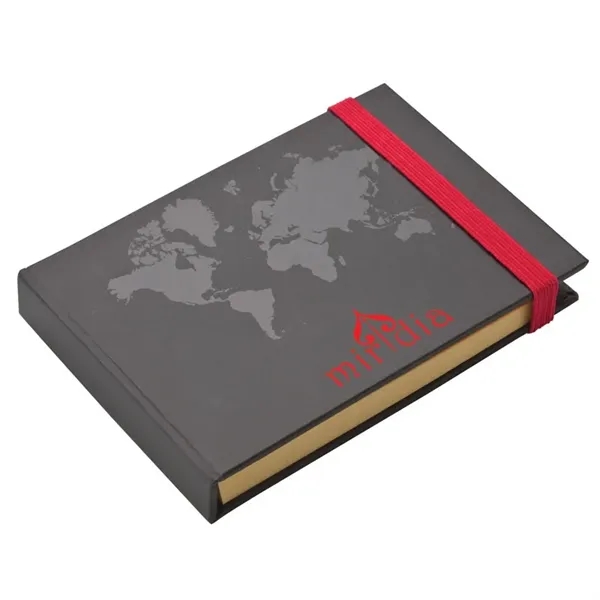 Bristol World Design Sticky Notes Book... from ASI 67866 Logomark/Valumark / Valumark™