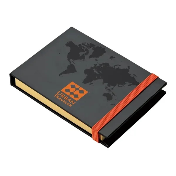 Bristol World Design Sticky Notes Book... from ASI 67866 Logomark/Valumark / Valumark™