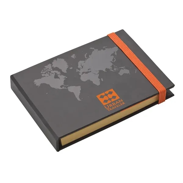 Bristol World Design Sticky Notes Book... from ASI 67866 Logomark/Valumark / Valumark™