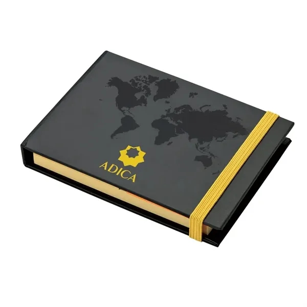 Bristol World Design Sticky Notes Book... from ASI 67866 Logomark/Valumark / Valumark™