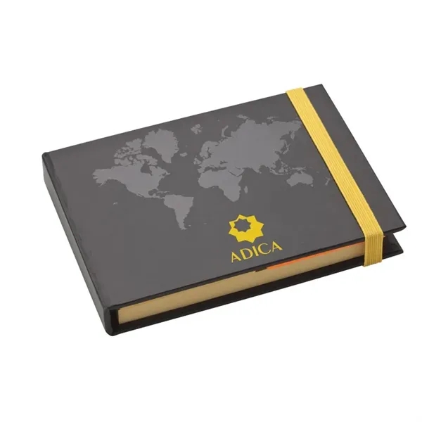 Bristol World Design Sticky Notes Book... from ASI 67866 Logomark/Valumark / Valumark™