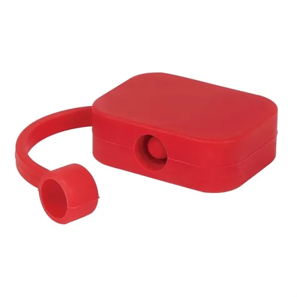 Morey Silicone Straw Topper... from ASI 67866 Logomark/Valumark