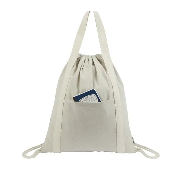 Renew II 9 oz. Recycled Cotton Drawstring Bag... from ASI 67866 Logomark/Valumark