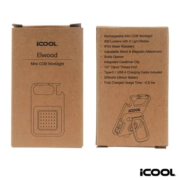 iCOOL® Elwood Rechargeable Multi-Function COB Emergency W...... from ASI 67866 Logomark/Valumark