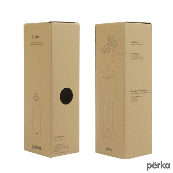 Perka® Bryton 20 oz. Double Wall Stainless Steel Water Bo...... from ASI 67866 Logomark/Valumark