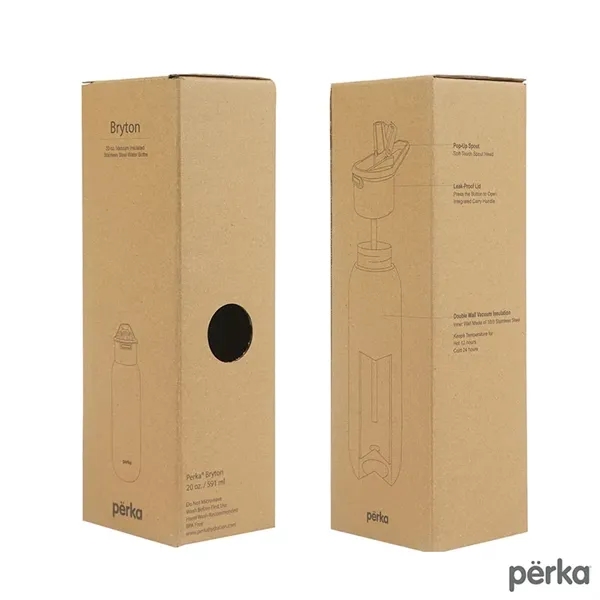Perka® Bryton 20 oz. Double Wall Stainless Steel Water Bo...... from ASI 67866 Logomark/Valumark