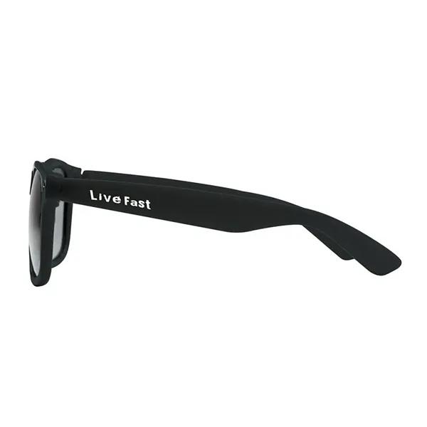 1.38" x 1.94" x 5.75" plastic fashion sunglasses with 100% UVA... from ASI 67866 Logomark/Valumark / Valumark™