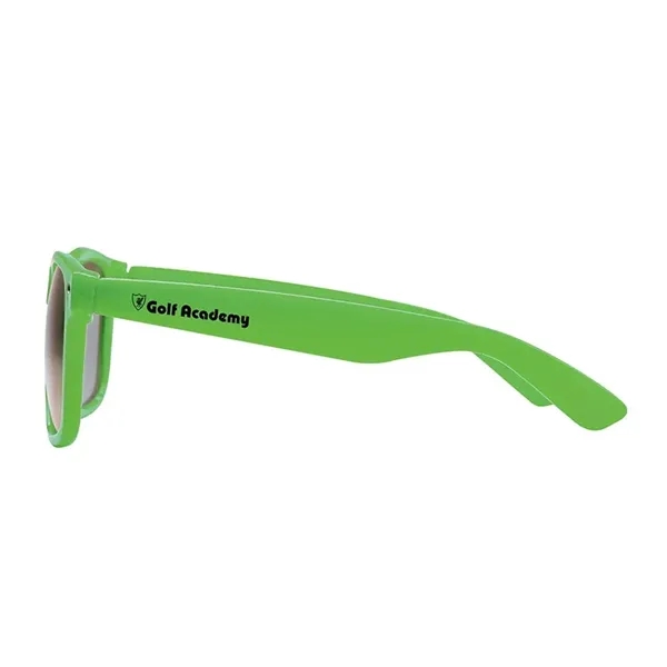 1.38" x 1.94" x 5.75" plastic fashion sunglasses with 100% UVA... from ASI 67866 Logomark/Valumark / Valumark™