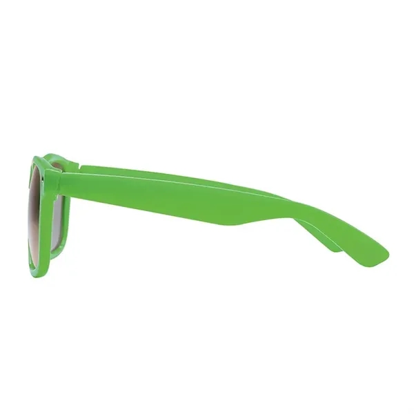 1.38" x 1.94" x 5.75" plastic fashion sunglasses with 100% UVA... from ASI 67866 Logomark/Valumark / Valumark™