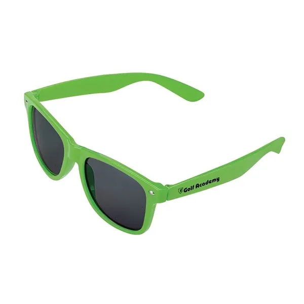1.38" x 1.94" x 5.75" plastic fashion sunglasses with 100% UVA... from ASI 67866 Logomark/Valumark / Valumark™