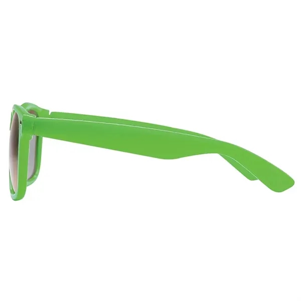 1.38" x 1.94" x 5.75" plastic fashion sunglasses with 100% UVA... from ASI 67866 Logomark/Valumark / Valumark™