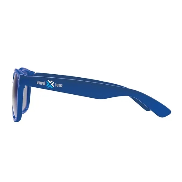 1.38" x 1.94" x 5.75" plastic fashion sunglasses with 100% UVA... from ASI 67866 Logomark/Valumark / Valumark™