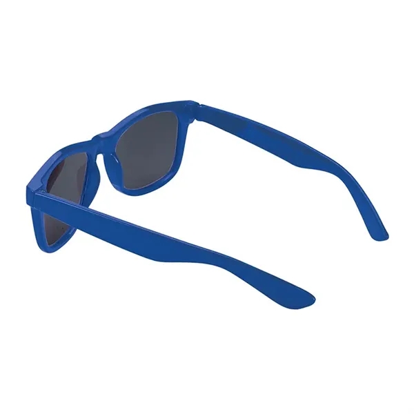 1.38" x 1.94" x 5.75" plastic fashion sunglasses with 100% UVA... from ASI 67866 Logomark/Valumark / Valumark™