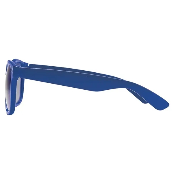 1.38" x 1.94" x 5.75" plastic fashion sunglasses with 100% UVA... from ASI 67866 Logomark/Valumark / Valumark™