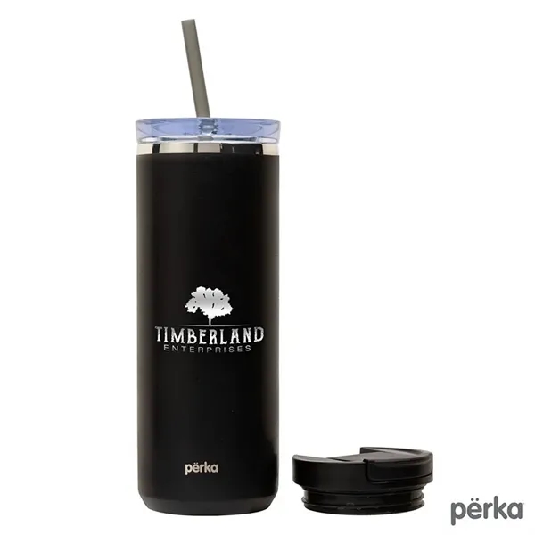Perka® Trent 18 oz. Double Wall, Stainless Steel Hot/Cold...... from ASI 67866 Logomark/Valumark
