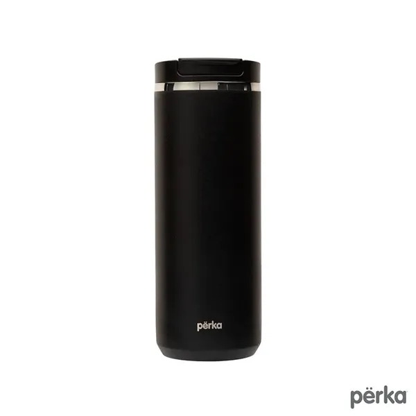 Perka® Trent 18 oz. Double Wall, Stainless Steel Hot/Cold...... from ASI 67866 Logomark/Valumark