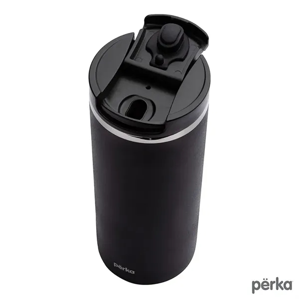 Perka® Trent 18 oz. Double Wall, Stainless Steel Hot/Cold...... from ASI 67866 Logomark/Valumark
