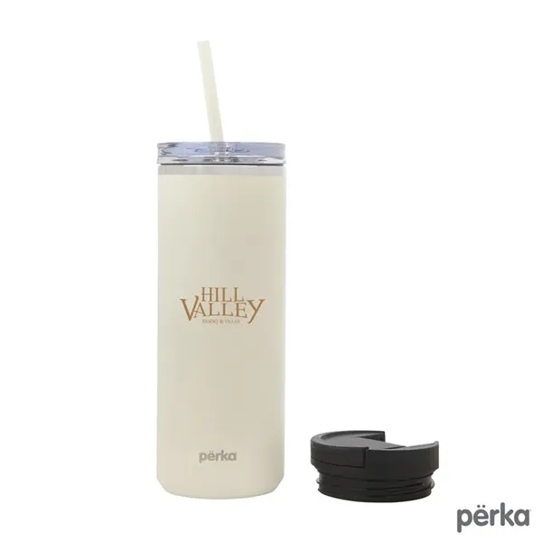 Perka® Trent 18 oz. Double Wall, Stainless Steel Hot/Cold...... from ASI 67866 Logomark/Valumark