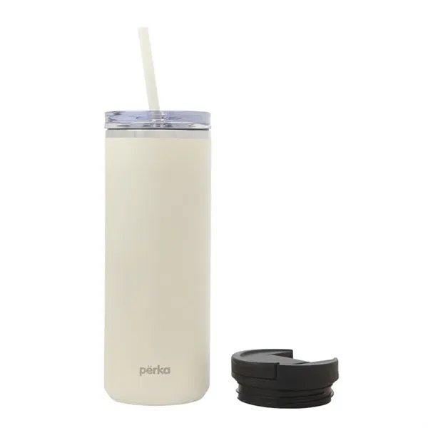 Perka® Trent 18 oz. Double Wall, Stainless Steel Hot/Cold...... from ASI 67866 Logomark/Valumark