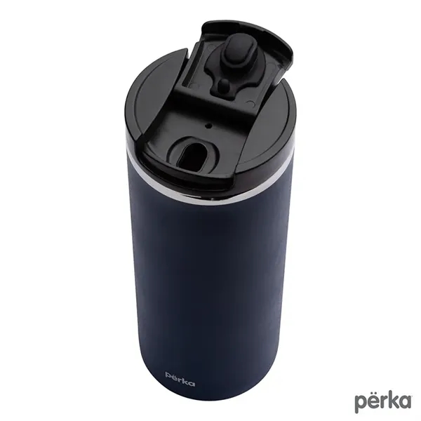 Perka® Trent 18 oz. Double Wall, Stainless Steel Hot/Cold...... from ASI 67866 Logomark/Valumark