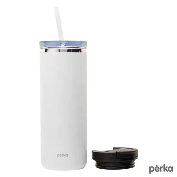 Perka® Trent 18 oz. Double Wall, Stainless Steel Hot/Cold...... from ASI 67866 Logomark/Valumark