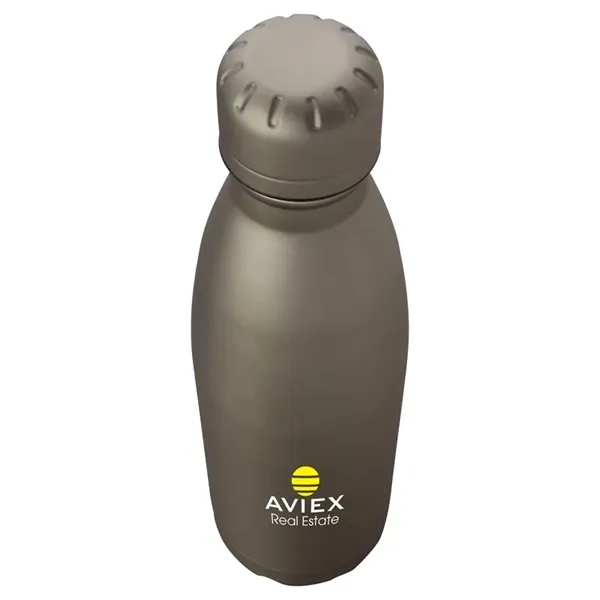 2.81" x 10.12" x 2.81" stainless steel bottle; 17 oz. capacity... from ASI 67866 Logomark/Valumark
