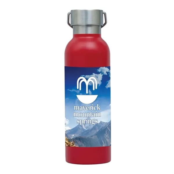 2.88" x 9.5" x 2.88" single-wall stainless steel bottle; 28 oz.... from ASI 67866 Logomark/Valumark