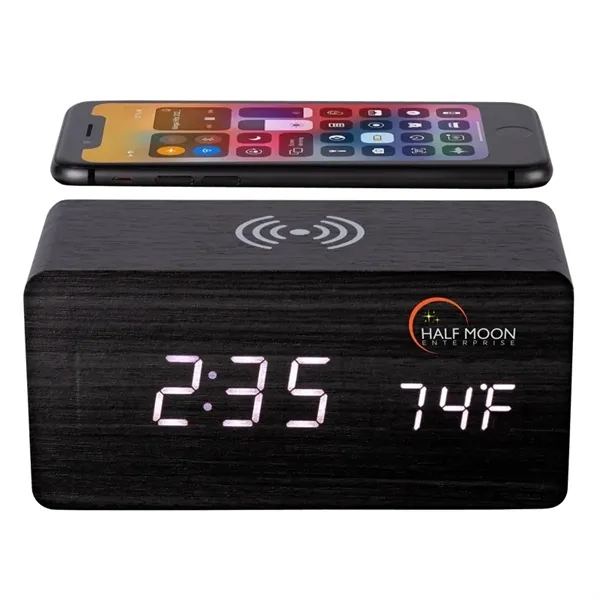 Opus Wireless Charging Speaker w/ Clock... from ASI 67866 Logomark/Valumark
