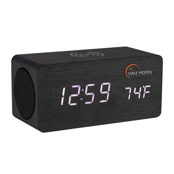 Opus Wireless Charging Speaker w/ Clock... from ASI 67866 Logomark/Valumark
