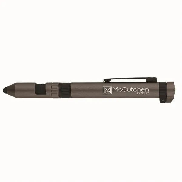 7-in-1 utility pen with compass, LED light, ballpoint pen, capacitive stylus,... from ASI 67866 Logomark/Valumark / Valumark™