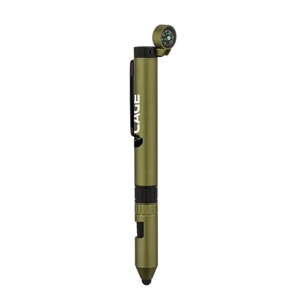 7-in-1 utility pen with compass, LED light, ballpoint pen, capacitive stylus,... from ASI 67866 Logomark/Valumark / Valumark™