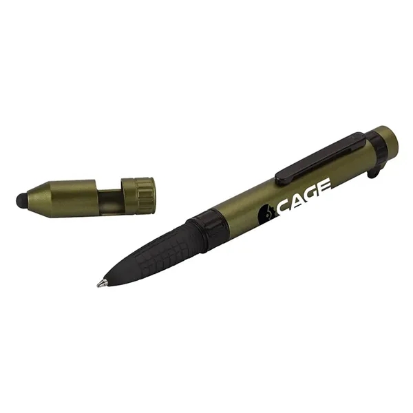 7-in-1 utility pen with compass, LED light, ballpoint pen, capacitive stylus,... from ASI 67866 Logomark/Valumark / Valumark™