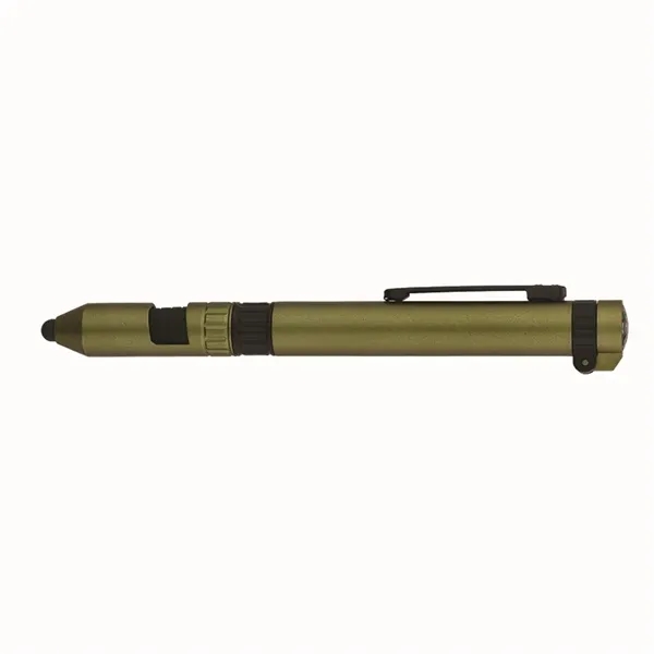 7-in-1 utility pen with compass, LED light, ballpoint pen, capacitive stylus,... from ASI 67866 Logomark/Valumark / Valumark™