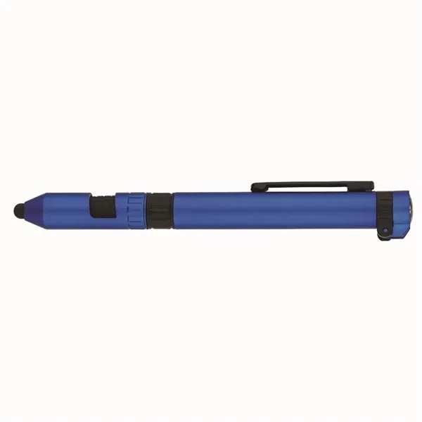 7-in-1 utility pen with compass, LED light, ballpoint pen, capacitive stylus,... from ASI 67866 Logomark/Valumark / Valumark™