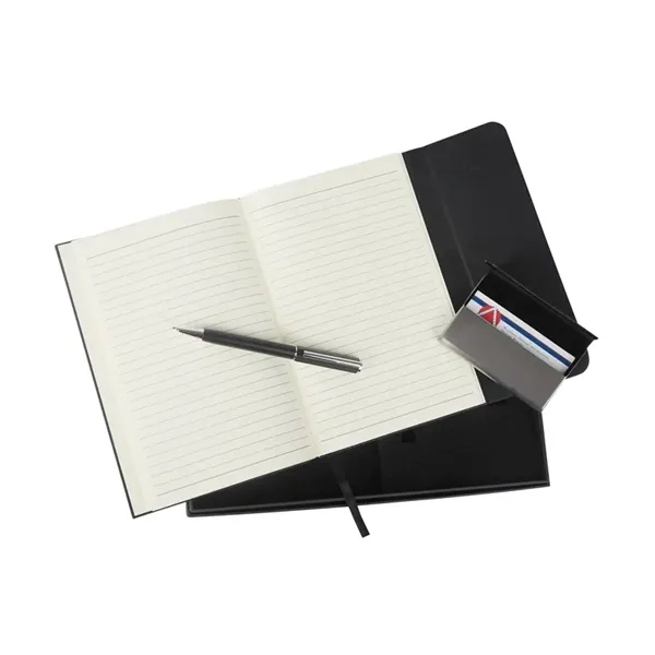 Regal Journal, Pen & Card Case Gift Set... from ASI 67866 Logomark/Valumark