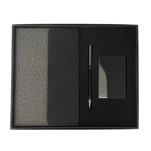 Regal Journal, Pen & Card Case Gift Set... from ASI 67866 Logomark/Valumark