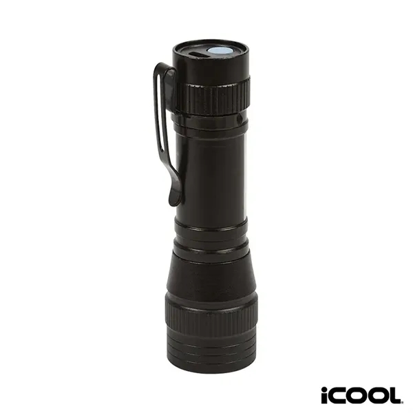 iCOOL® Woodland Mini Rechargeable Tactical Flashlight... from ASI 67866 Logomark/Valumark