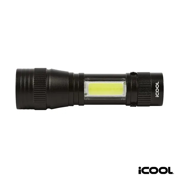 iCOOL® Woodland Mini Rechargeable Tactical Flashlight... from ASI 67866 Logomark/Valumark