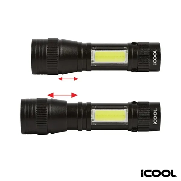 iCOOL® Woodland Mini Rechargeable Tactical Flashlight... from ASI 67866 Logomark/Valumark