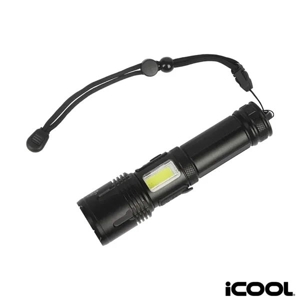 iCOOL® Longmont Rechargeable 1000-Lumen Aluminum Tactical...... from ASI 67866 Logomark/Valumark