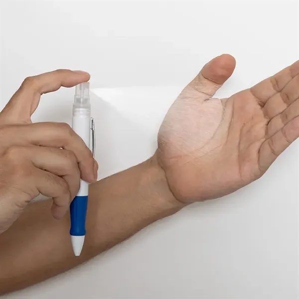 Spritzer Refillable Sanitizer Ballpoint Pen... from ASI 67866 Logomark/Valumark