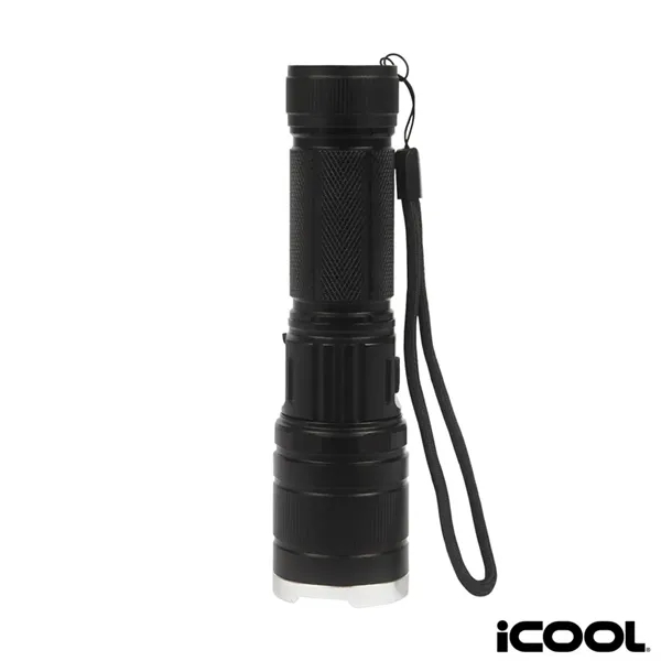 iCOOL® Telluride Rechargeable 480-Lumen Aluminum Tactical...... from ASI 67866 Logomark/Valumark