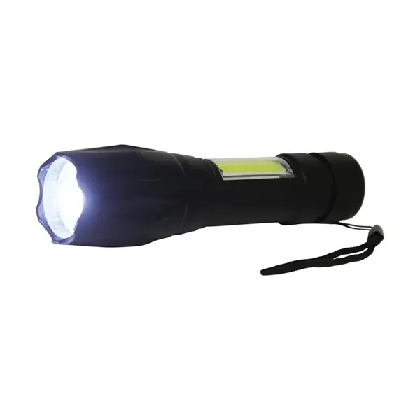 Reyes Reyes Rechargeable 150-Lumen Flashlight... from ASI 67866 Logomark/Valumark
