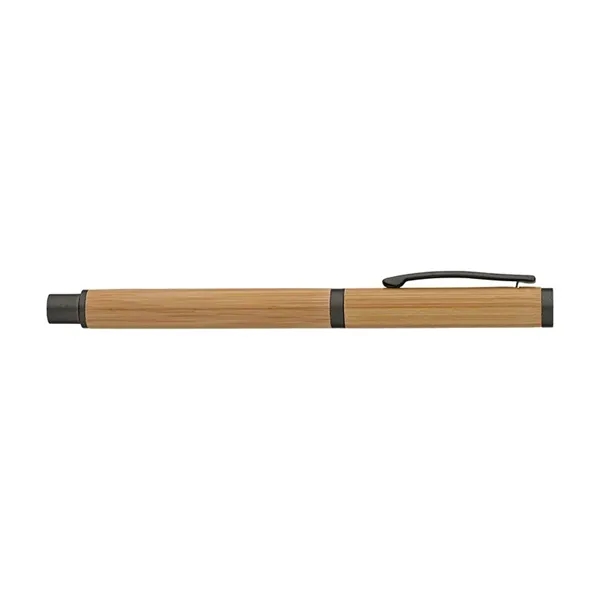 Hana Bamboo Cap-Off Ballpoint Pen... from ASI 67866 Logomark/Valumark